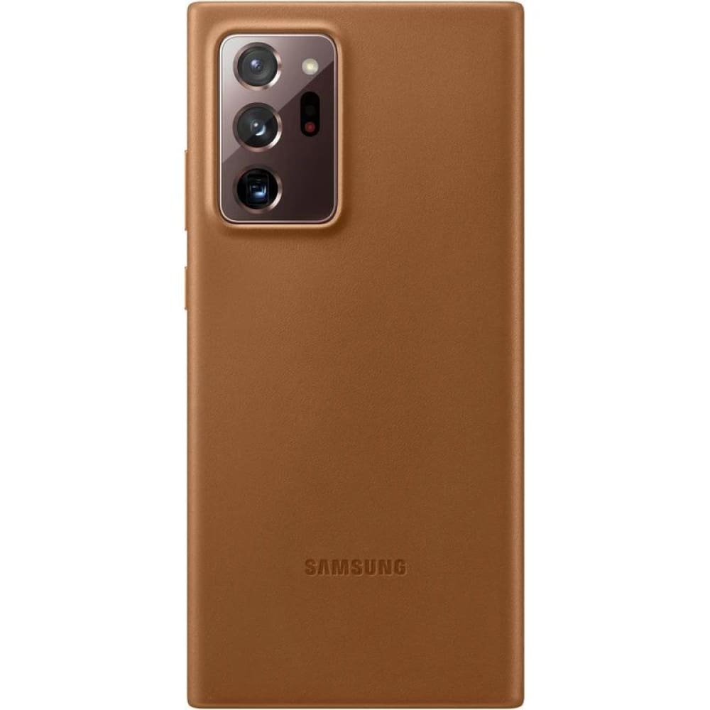 Samsung Leather Cover for Galaxy Note 20 Ultra - Brown - Accessories