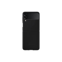 Thumbnail for Samsung Leather Cover for Galaxy Flip 3 - Black - Accessories