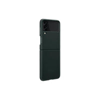 Thumbnail for Samsung Leather Cover for Galaxy Flip 3 - Green - Accessories
