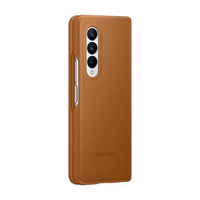 Thumbnail for Samsung Leather Cover for Galaxy Fold 3 - Camel - Accessories