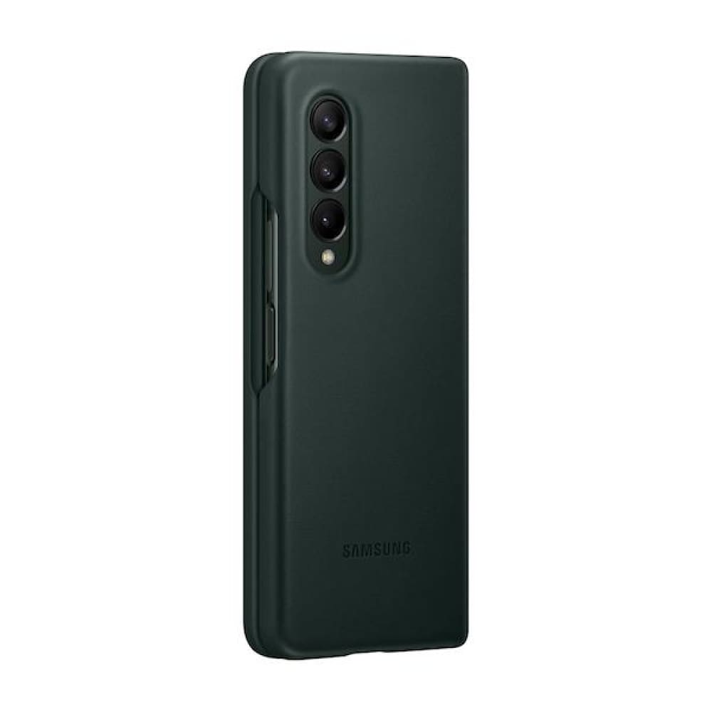 Samsung Leather Cover for Galaxy Fold 3 - Green - Accessories