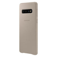 Thumbnail for Samsung Leather Cover suits Galaxy S10 (6.1) - Grey - Accessories