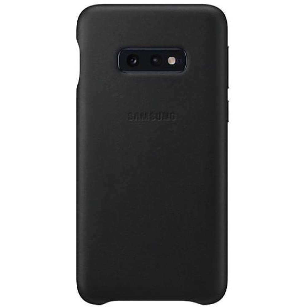 Samsung Leather Cover suits Galaxy S10e (5.8) - Black - Accessories