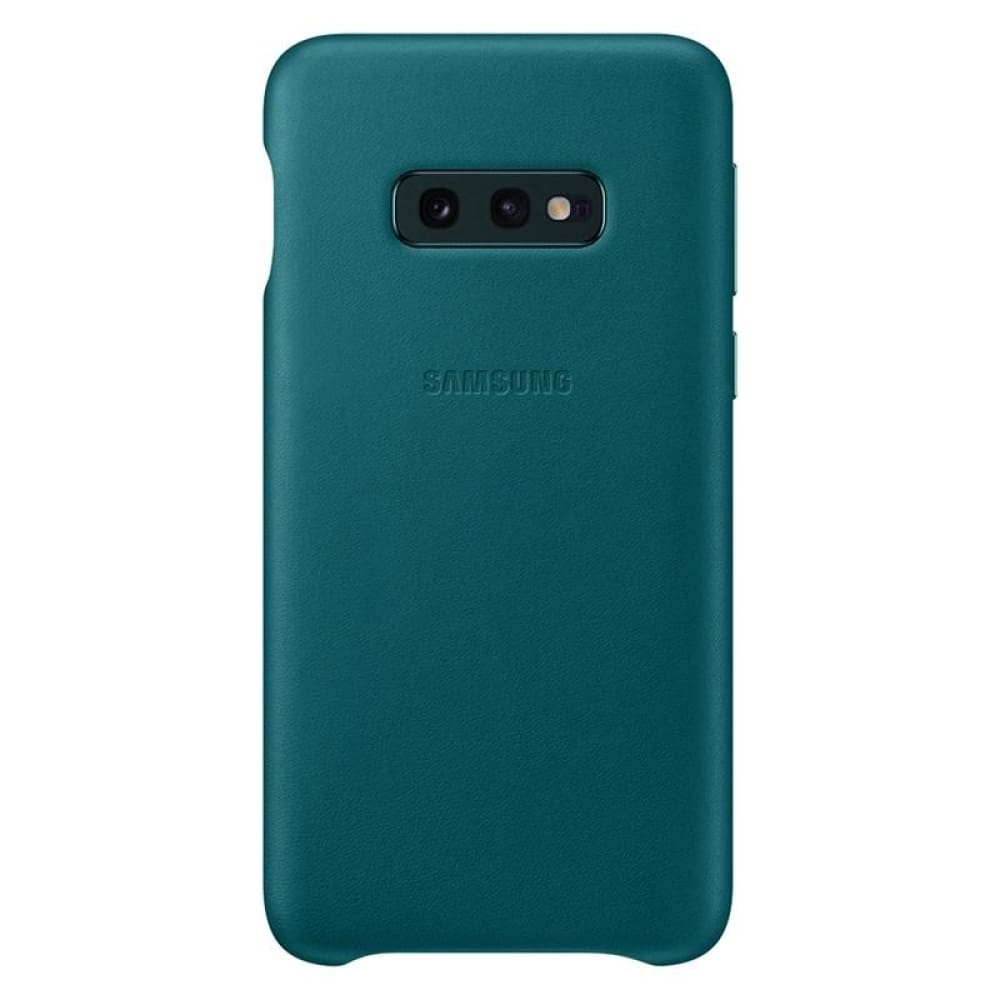 Samsung Leather Cover suits Galaxy S10e (5.8) - Green - Accessories