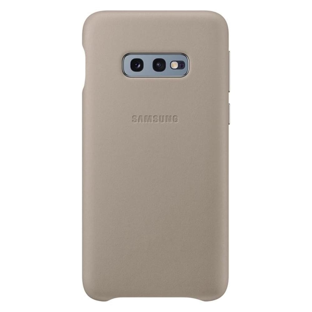 Samsung Leather Cover suits Galaxy S10e (5.8) - Grey - Accessories