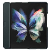 Thumbnail for Samsung Leather Flip Cover for Galaxy Fold 3 - Green - Accessories