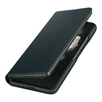 Thumbnail for Samsung Leather Flip Cover for Galaxy Fold 3 - Green - Accessories