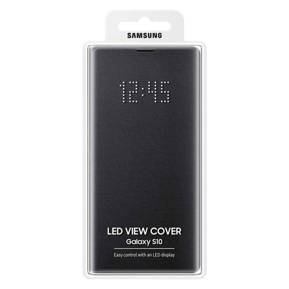 Samsung LED View Cover suits Galaxy S10 (6.1) - Black - Accessories