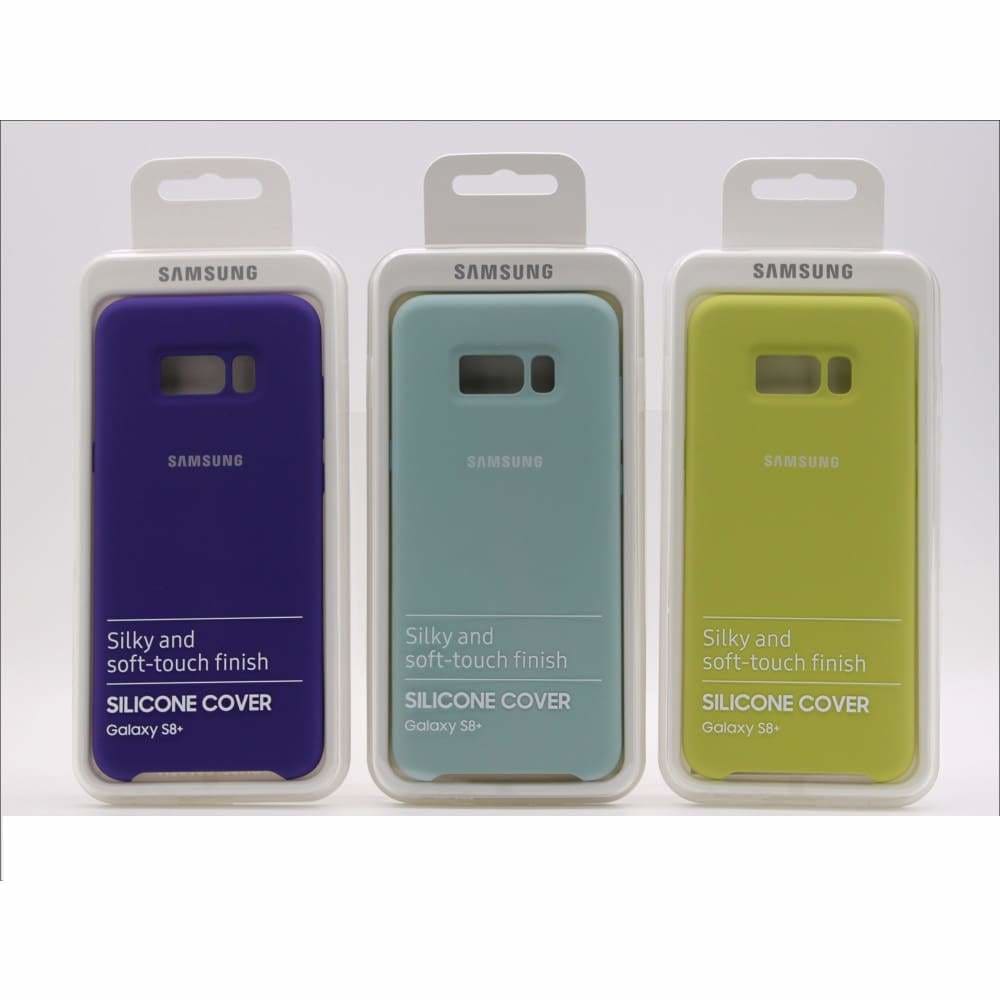 Samsung Original Silicone Case Cover suits Galaxy S8 Plus - Green - Accessories