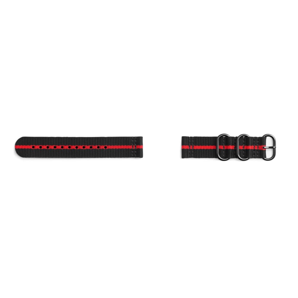 Samsung Premium Nato Strap Black/Red - Gear Sport - Accessories