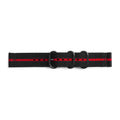 Samsung Premium Nato Strap Black/Red - Gear Sport - Accessories