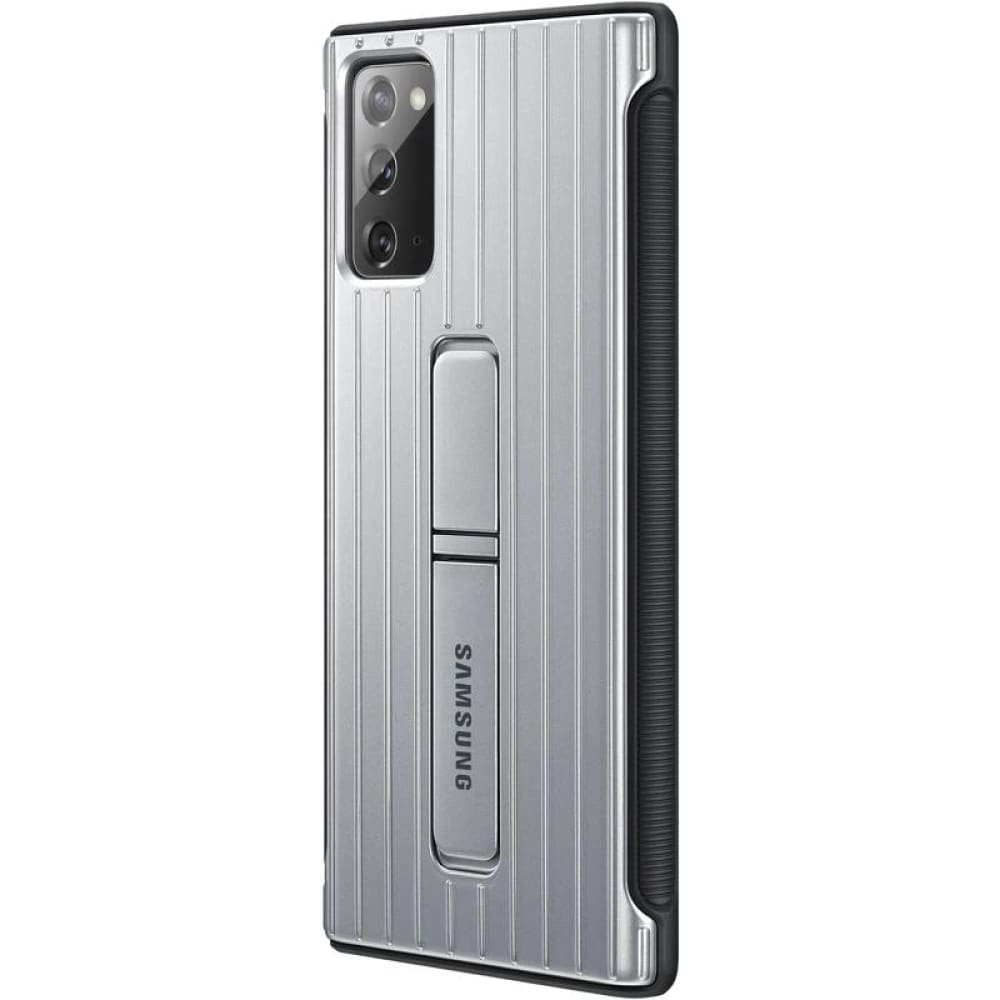 Samsung Protective Stand Cover for Galaxy Note 20 - Silver - Accessories