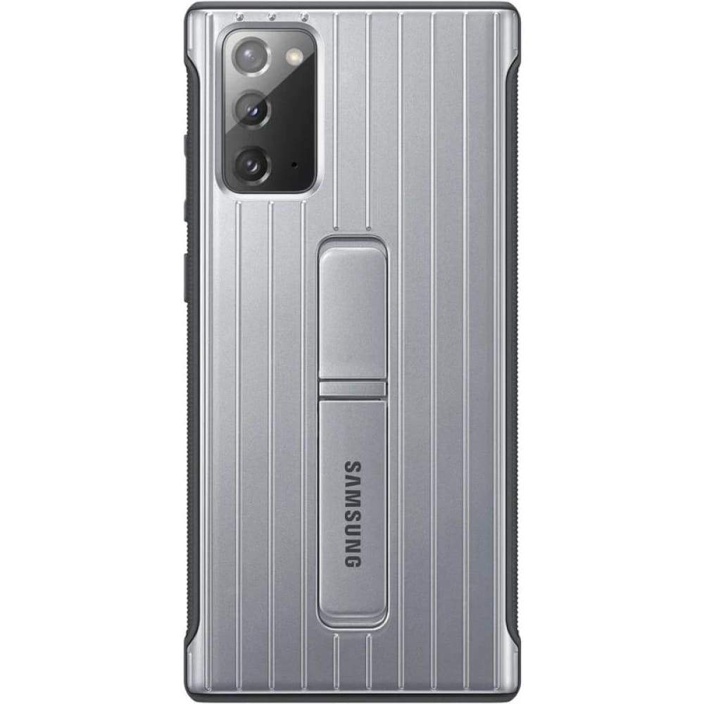 Samsung Protective Stand Cover for Galaxy Note 20 - Silver - Accessories