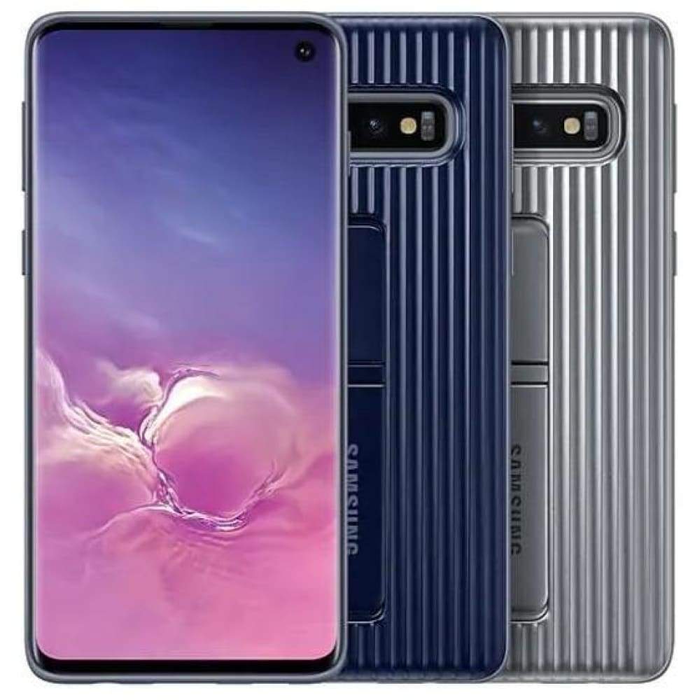 Samsung Protective Standing Cover suits Galaxy S10 (6.1) - Blue Black - Accessories