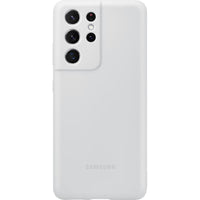 Thumbnail for Samsung Silicon Cover Case for Galaxy S21 Ultra - Grey - Accessories
