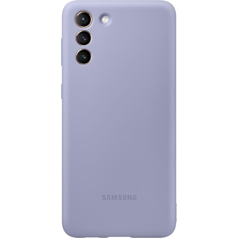 Samsung Silicon Cover Case for Galaxy S21+ - Violet - Accessories