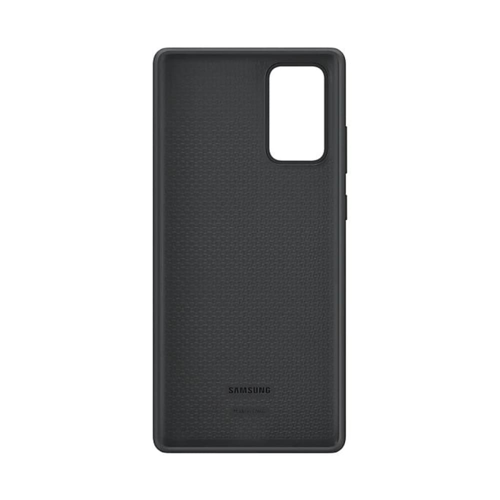 Samsung Silicone Cover Case Suit for Galaxy Note 20 - Black - Accessories