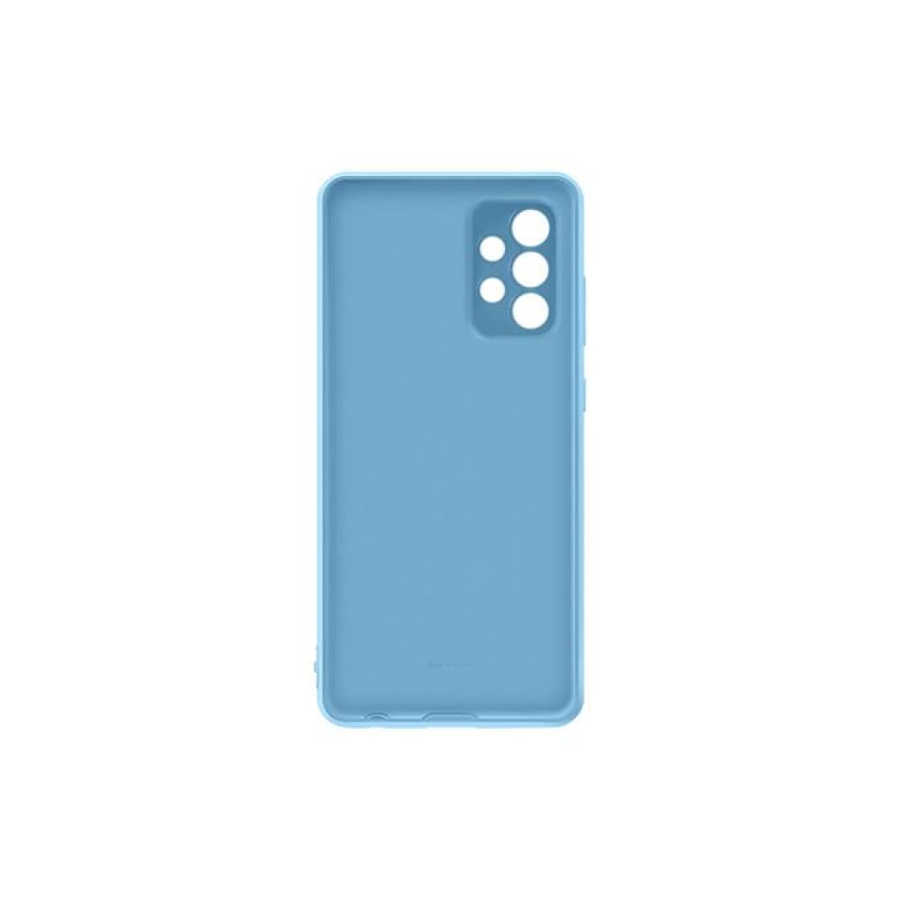 Samsung Silicone Cover Case Suits for Galaxy A72 - Blue - Accessories