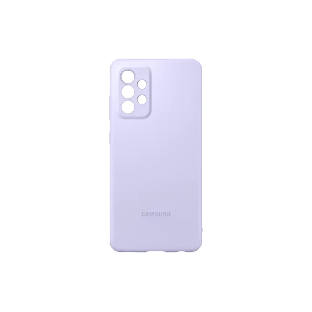 Samsung Silicone Cover Case Suits Galaxy A52 - Violet - Accessories