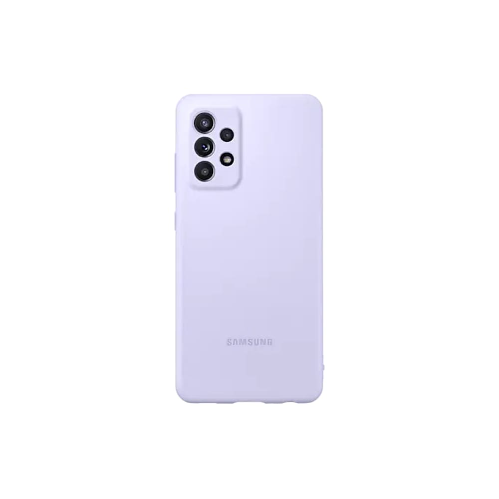 Samsung Silicone Cover Case Suits Galaxy A52 - Violet - Accessories