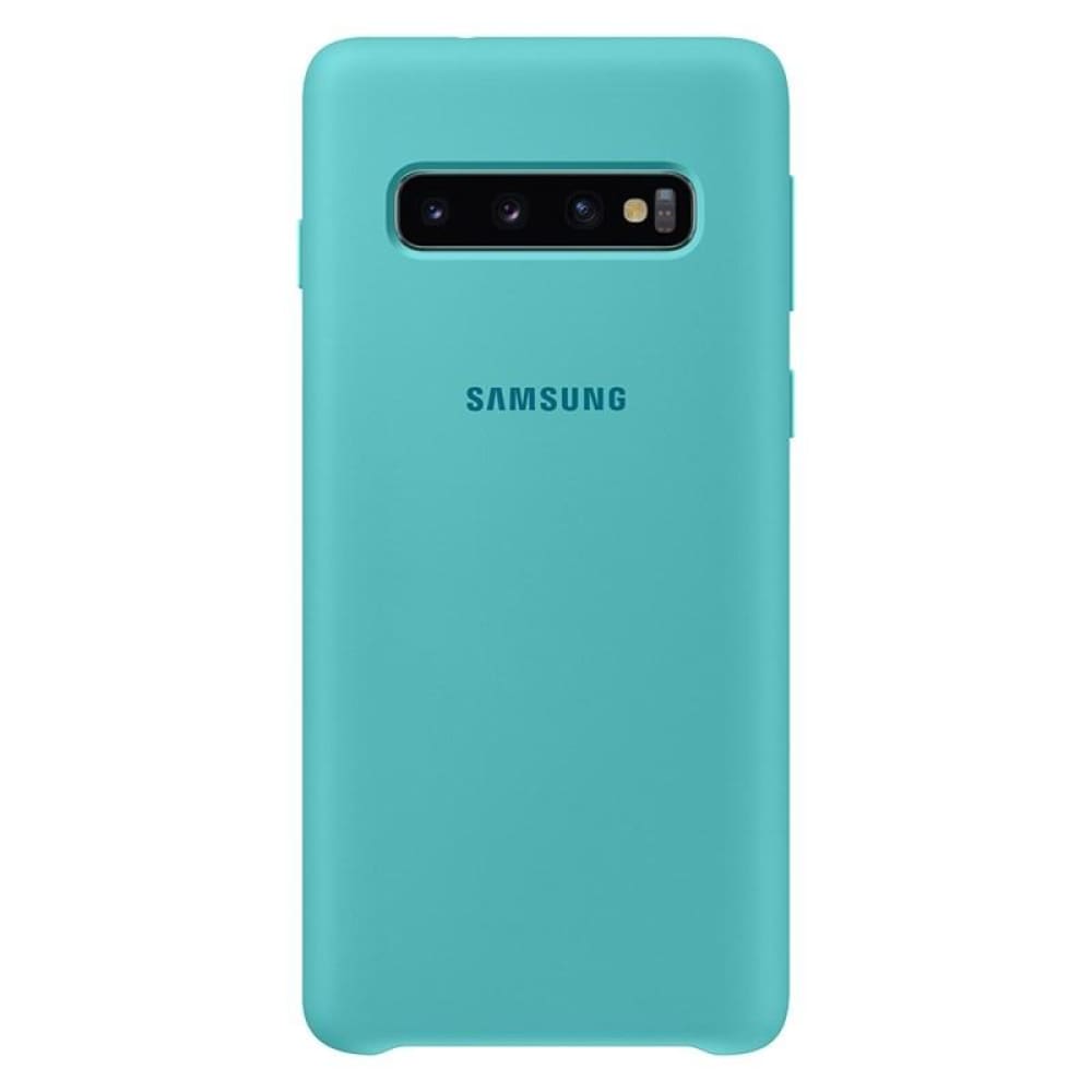 Samsung Silicone Cover suits Galaxy S10 (6.1) - Green - Accessories