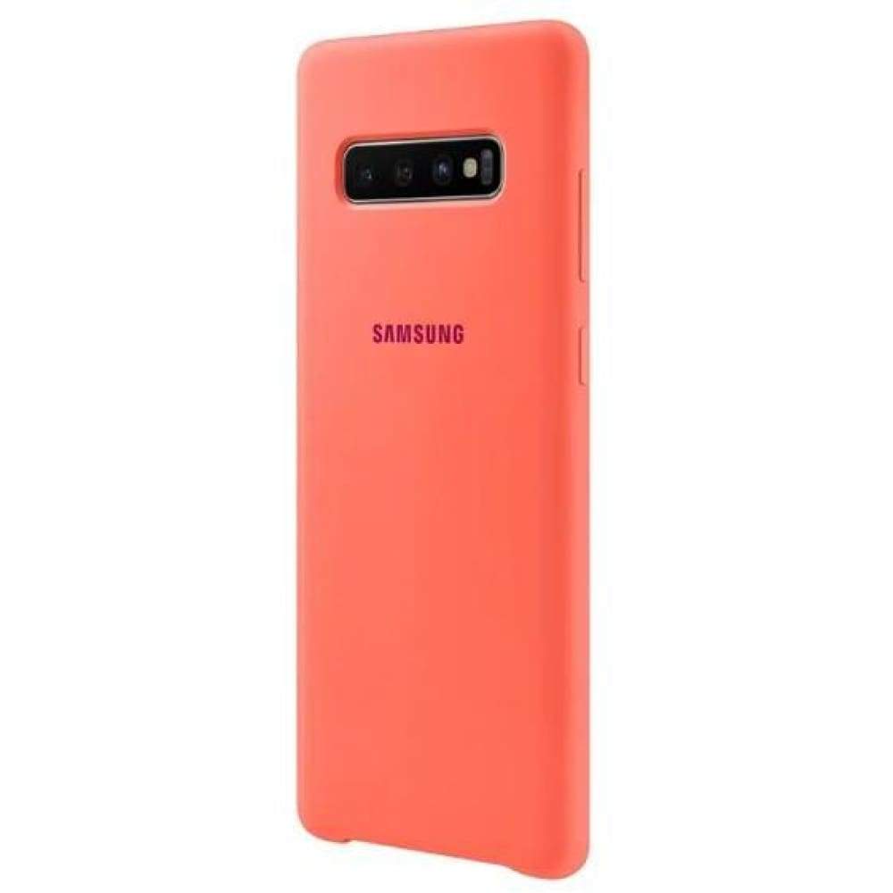 Samsung Silicone Cover suits Galaxy S10+ (6.4) - Berry Pink - Accessories