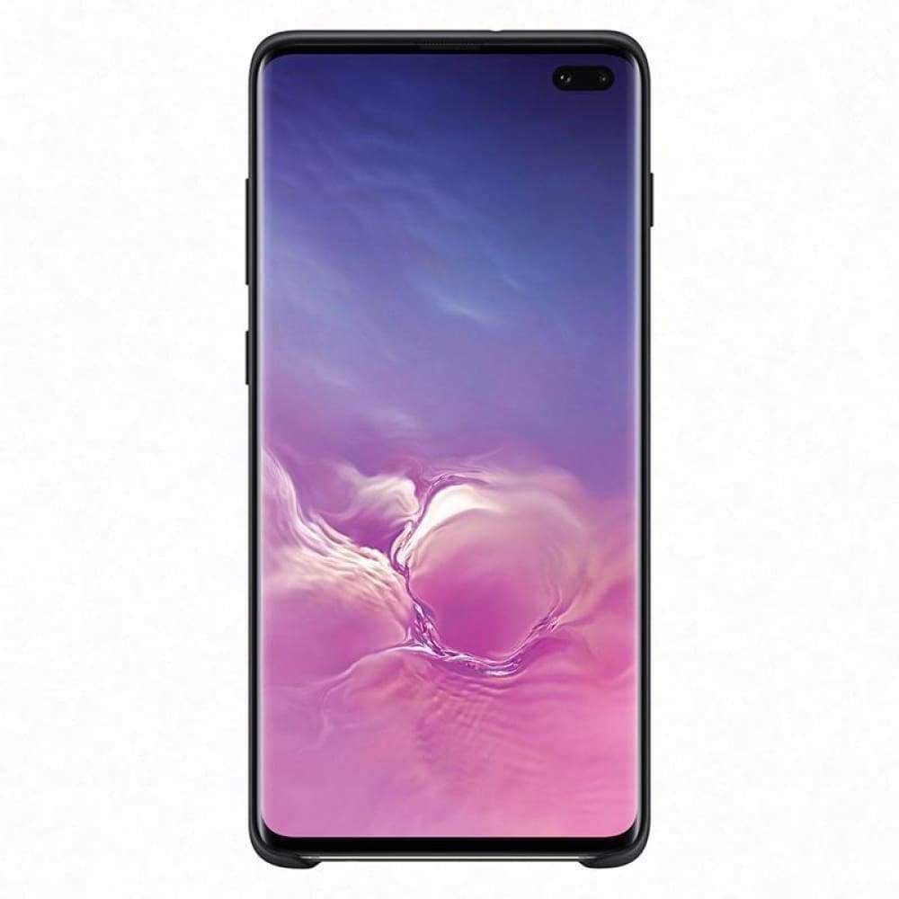 Samsung Silicone Cover suits Galaxy S10+ (6.4) - Black - Accessories