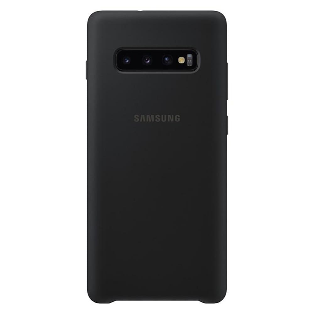 Samsung Silicone Cover suits Galaxy S10+ (6.4) - Black - Accessories