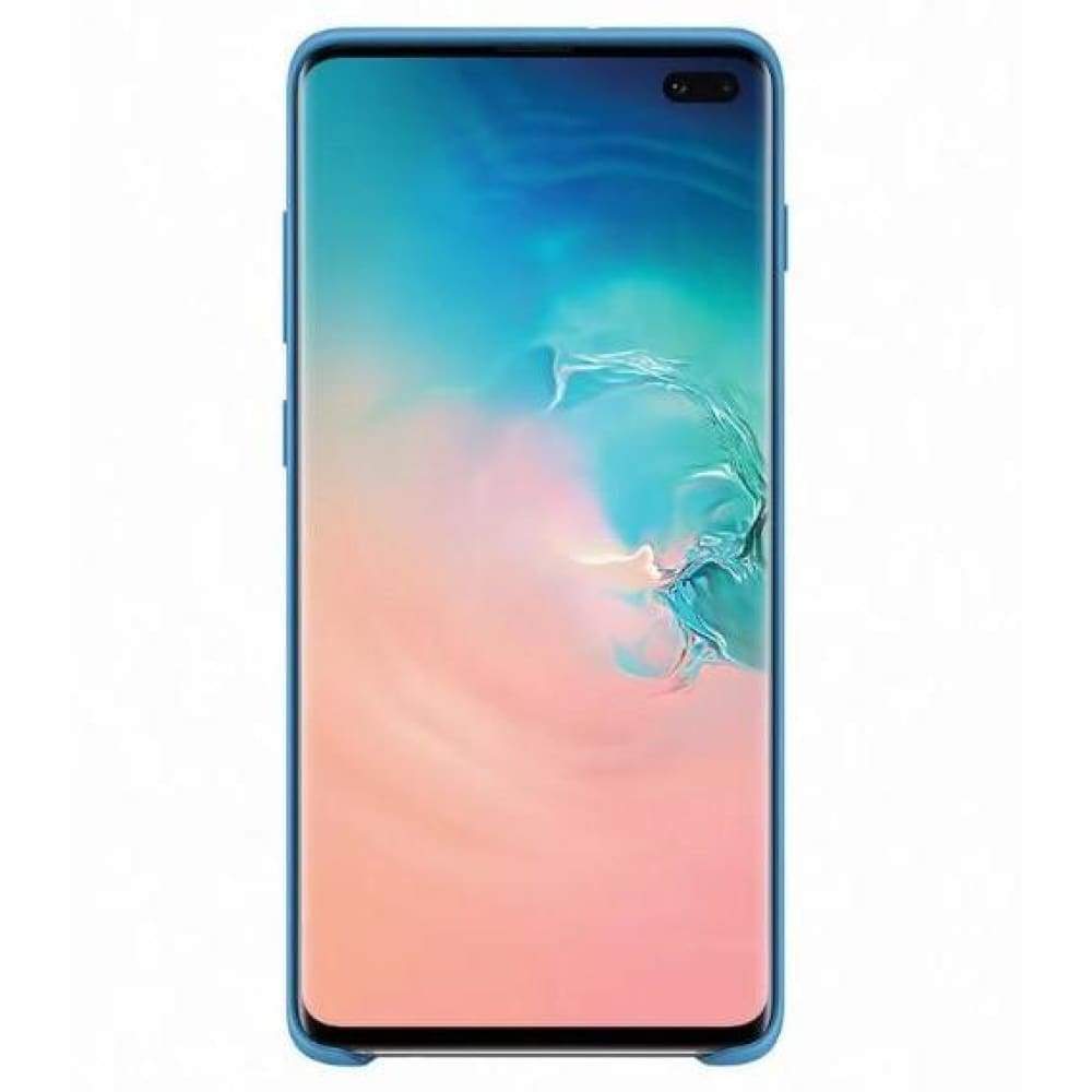 Samsung Silicone Cover suits Galaxy S10+ (6.4) - Blue - Accessories