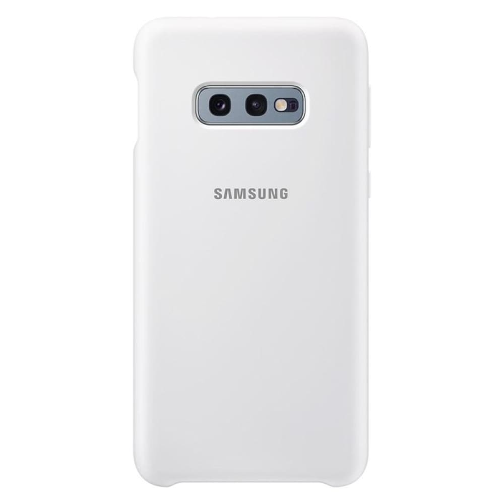 Samsung Silicone Cover suits Galaxy S10e (5.8) - White - Accessories