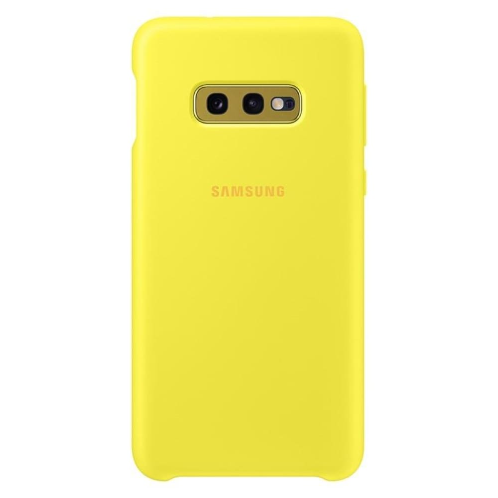 Samsung Silicone Cover suits Galaxy S10e (5.8) - Yellow - Accessories