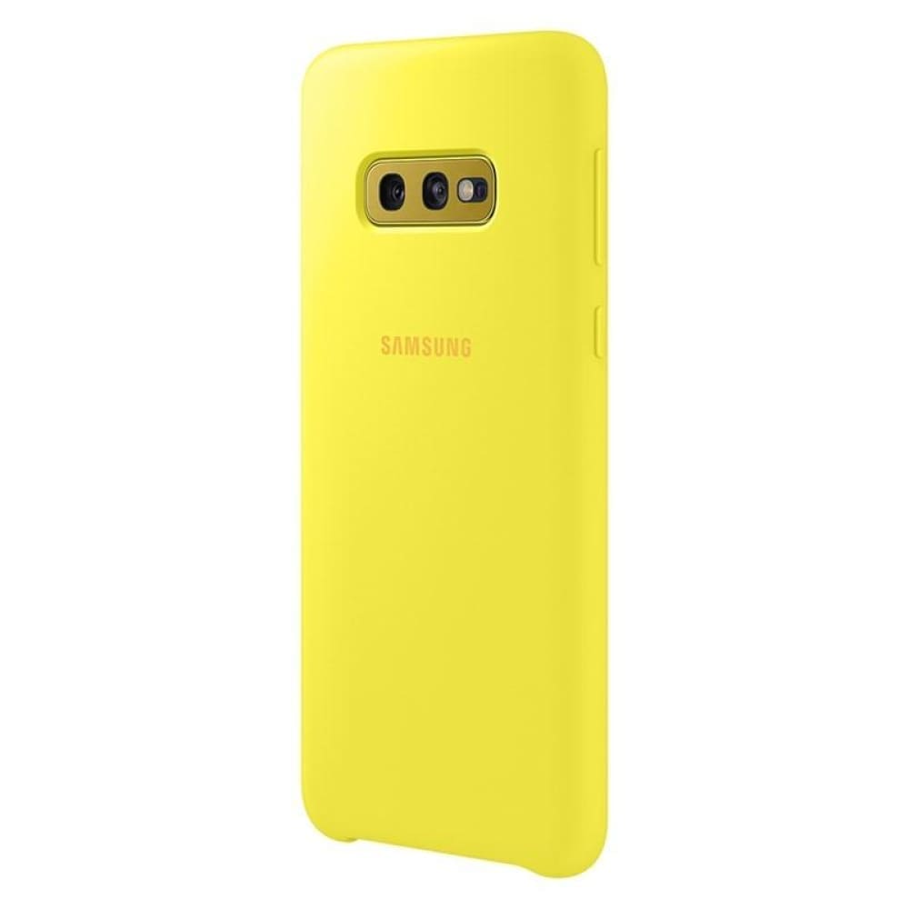 Samsung Silicone Cover suits Galaxy S10e (5.8) - Yellow - Accessories