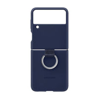 Thumbnail for Samsung Silicone Cover With Ring for Galaxy Flip 3 - Navy - Accessories