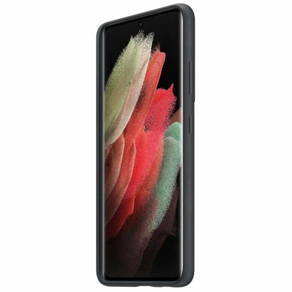 Samsung Silicone Cover with S-Pen for Galaxy S21 Ultra - Black - Accessories