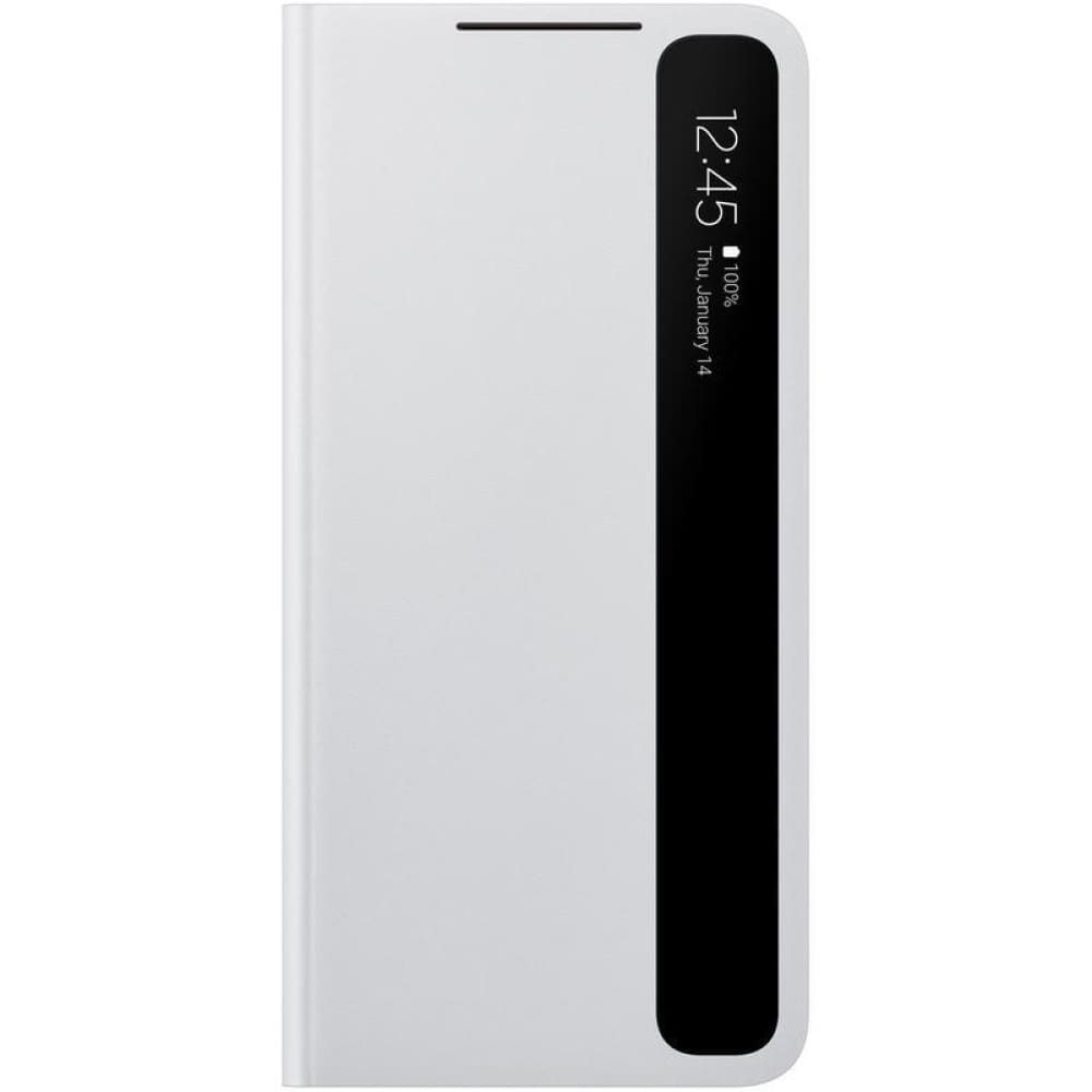 Samsung Smart Clear View Case for Galaxy S21+ - Grey - Accessories