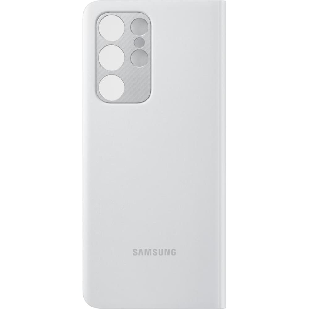 Samsung Smart Clear View Case for Galaxy S21 Ultra - Grey - Accessories