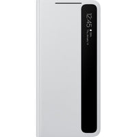 Thumbnail for Samsung Smart Clear View Case for Galaxy S21 Ultra - Grey - Accessories