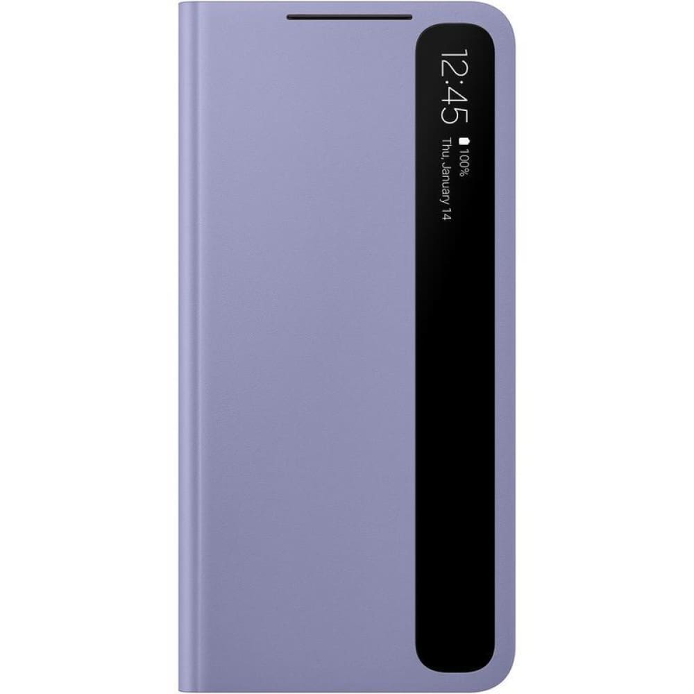 Samsung Smart Clear View Case for Galaxy S21 - Violet - Accessories