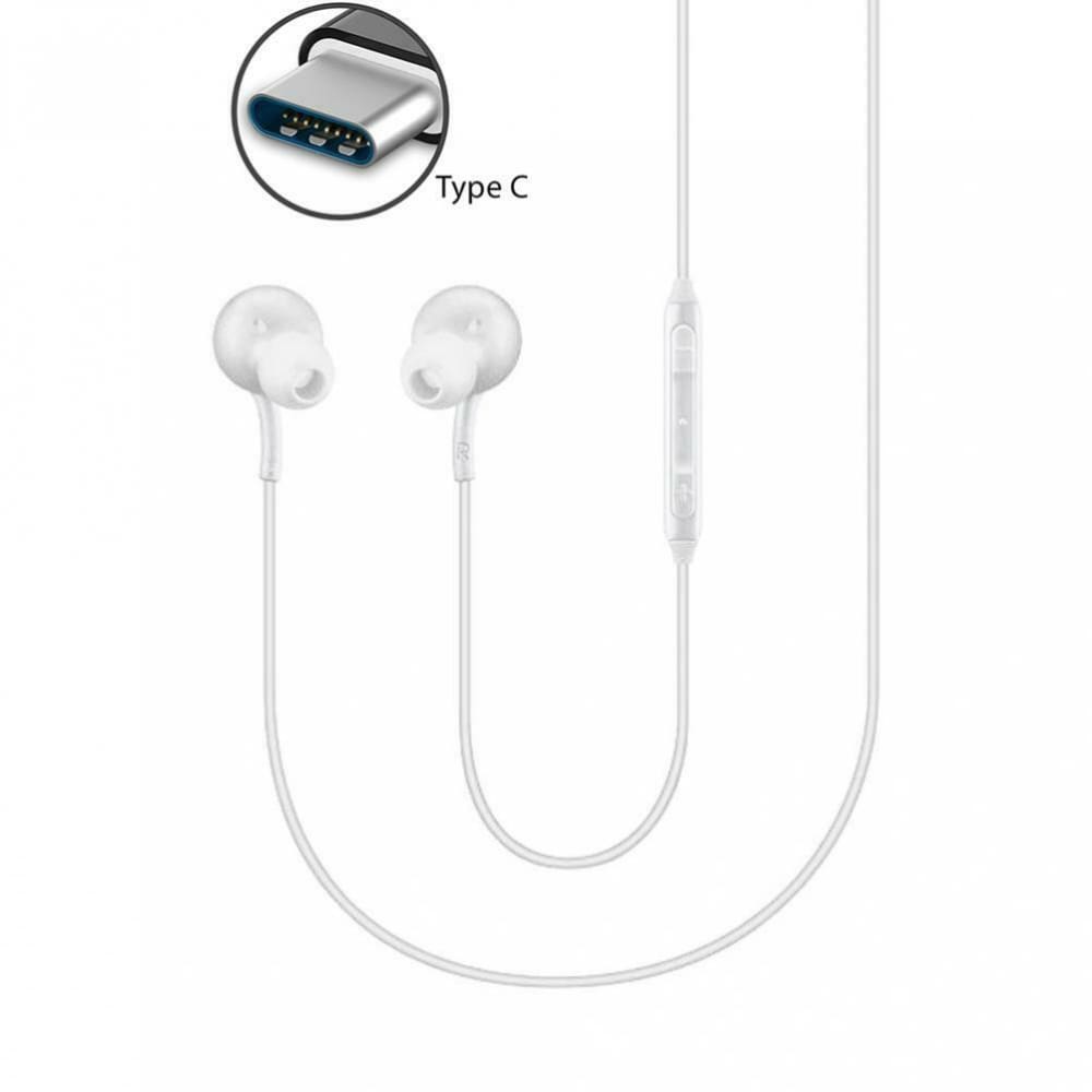 Samsung Type-C AKG In-Ear Earphone for Galaxy Note 10 / S10 - White - Accessories