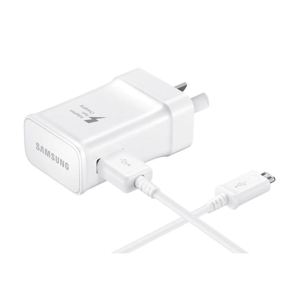 Samsung USB 9V Fast Charge Travel Charger Includes Micro USB Cable - White - Accessories