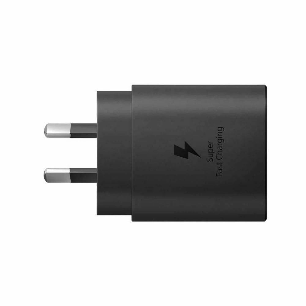 Samsung USB-C 25W AC Charger (No Cable) - Black - Accessories