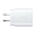 Samsung USB-C 25W AC Charger (No Cable) - White - Accessories