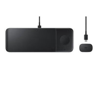 Thumbnail for Samsung Wireless Charger and Trio Charging Pad with AC Charger - Black - Accessories