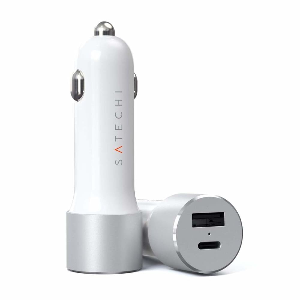 Satechi 72W USB-C PD Car Charger - Silver - Accessories