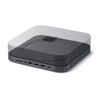 Thumbnail for Satechi Aluminium USB-C Stand + Hub for Mac Mini (Space Grey) - Accessories