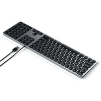 Thumbnail for Satechi Aluminium Wired USB Keyboard (Grey) - Accessories