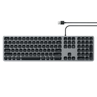 Thumbnail for Satechi Aluminium Wired USB Keyboard (Grey) - Accessories
