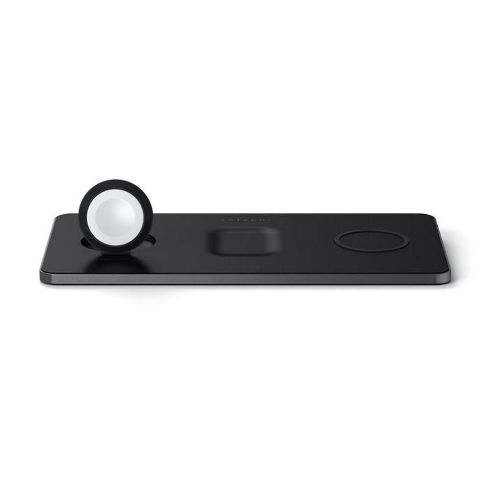 SATECHI Trio Wireless Charging Pad - Space Grey - Accessories