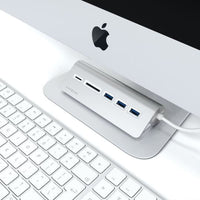 Thumbnail for Satechi USB-C Aluminium USB 3.0 Hub & Card Reader - Silver - Accessories