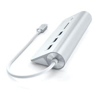 Thumbnail for Satechi USB-C Aluminium USB 3.0 Hub & Card Reader - Silver - Accessories